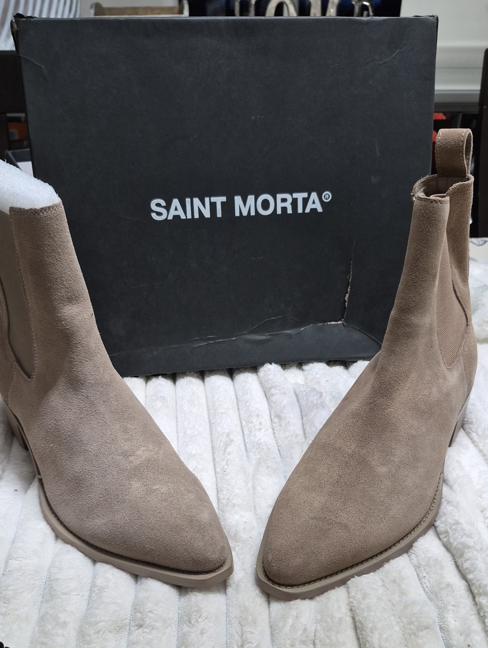 Saint Morta Nomad Pointy Toe Chelsea Boots Men's Sz 10 New $128